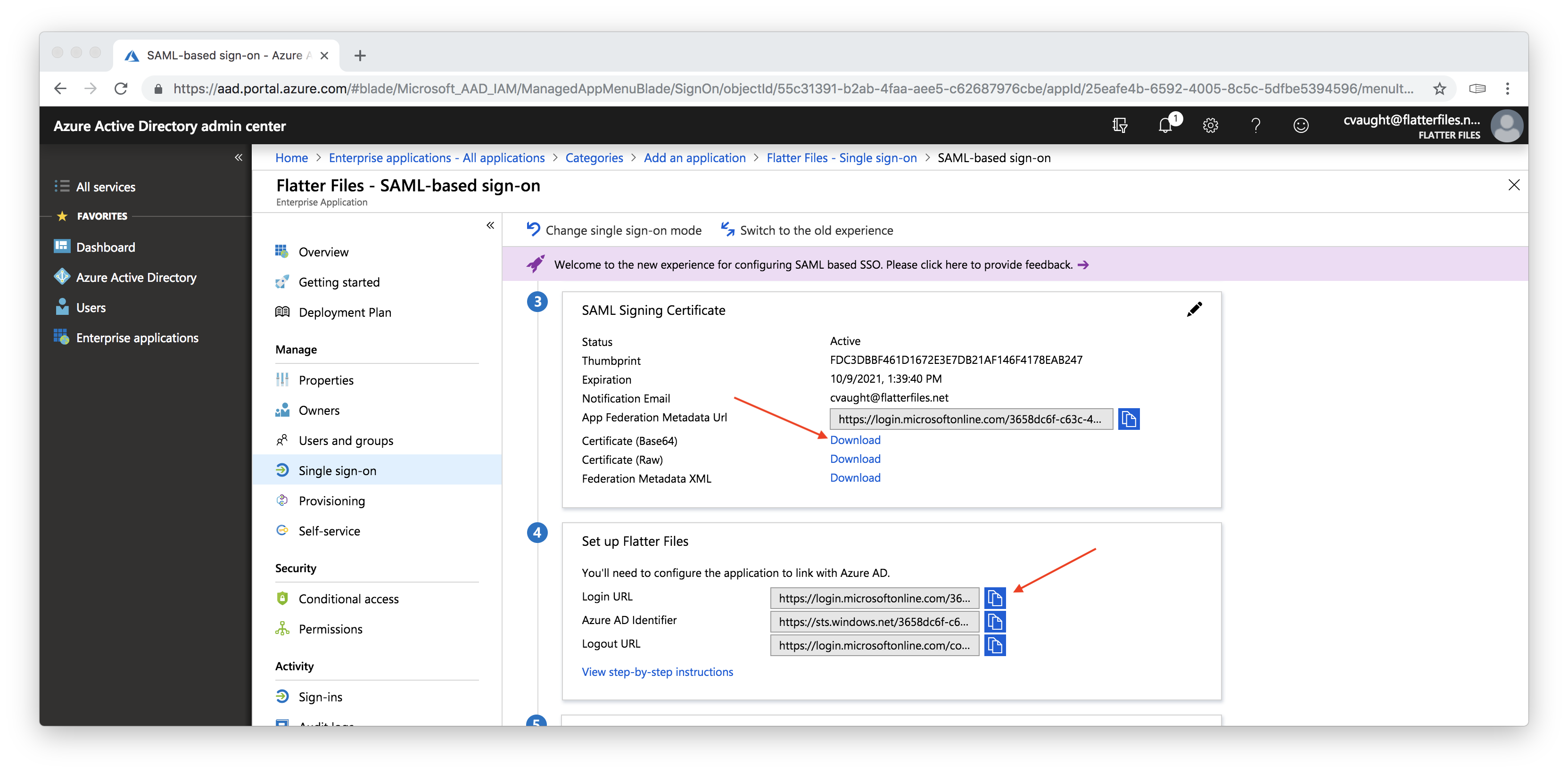 SAML Config 1